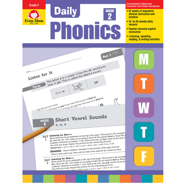 [Evan-Moor] Daily Phonics Grade 2 Teachers Edition