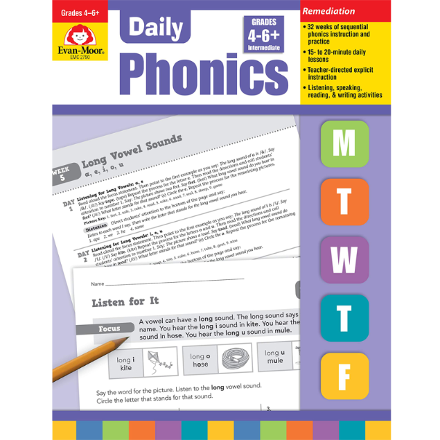 [Evan-Moor] Daily Phonics Grade 4-6+ Teachers Edition