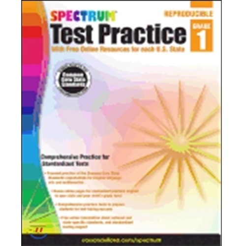 Spectrum Test Practice, Grade 1 With Free Online Resources for each U.S. State