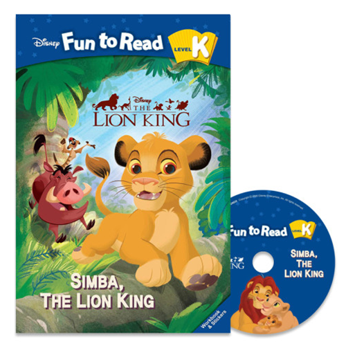 Disney Fun to Read Set K-12 / Simba, the Lion King (Book+CD+WB)