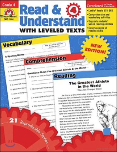 Read &amp; Understand with Leveled Texts, Grade 4