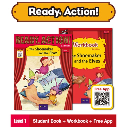 [New] Ready Action Level 1 / The Shoemaker and the Elves (SB+WB+QR)
