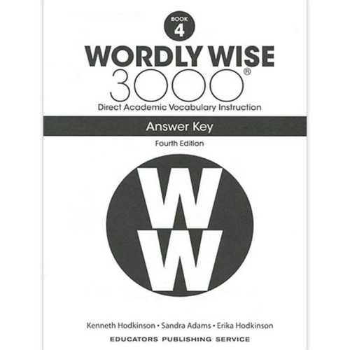 [EPS] Wordly Wise 3000 Answer Key 4 (4E)