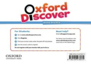Oxford Discover: Student Access Code Card