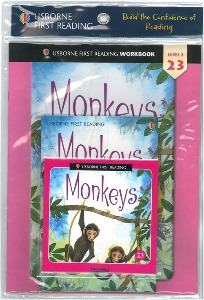 Usborn First Reading 3-23 / Monkeys (Book+CD+Workbook)