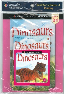 Usborn First Reading 3-21 / Dinosaurs (Book+CD+Workbook)