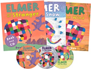 Elmer 시리즈 3종 (Book + Audio CD) 세트