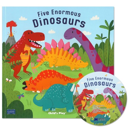 노부영 마더구스 / Five Enormous Dinosaurs (Book+CD)