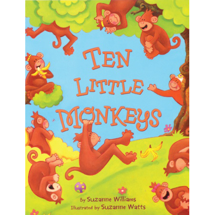 Pictory Set 1-40 / Ten Little Monkeys (Book+CD)