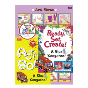 Ready, Set, Create! 1 / A Blue Kangaroo!  (Book+WB+CD+Wall Chart)