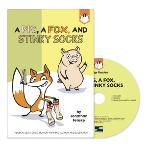 Bridge Readers 09 / A Pig, A Fox, and Stinky Socks (Book+QR)