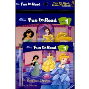 Disney Fun to Read Set 1-08 / The Perfect Dress (Princess) (Book+CD)