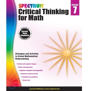 Spectrum Critical Thinking for Math, Grade 7