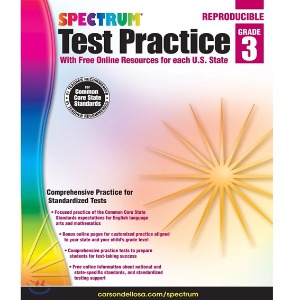 Spectrum Test Practice, Grade 3 With Free Online Resources for each U.S. State