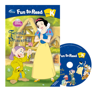 Disney Fun to Read Set K-10 / Friends for a Princess (Snow White and the Seven Dwarfs) (Book+CD)