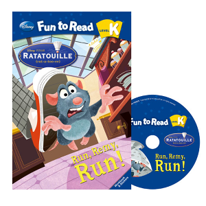 Disney Fun to Read Set K-09 / Run, Remy, Run! (라따뚜이) (Book+CD)