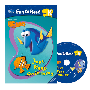 Disney Fun to Read Set K-08 / Just Keep Swimming (Finding Nemo) (Book+CD)