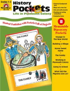 History Pockets- Life in Plymouth Colony Grade 1-3