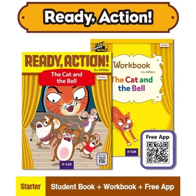[New] Ready Action Starter / The Cat and the Bell (SB+WB+QR)