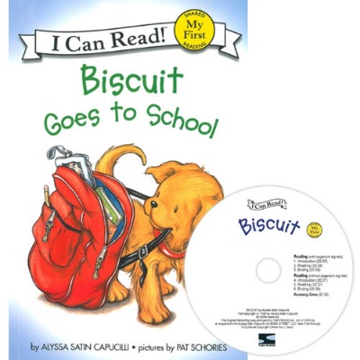 My First I Can Read 04 / Biscuit Goes to School (Book+CD)