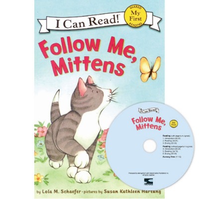 My First I Can Read 19 / Follow Me, Mittens (Book+CD)