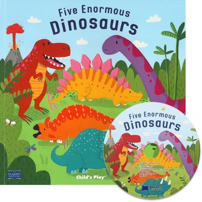 노부영 마더구스 세이펜 /  Five Enormous Dinosaurs (Book+CD)