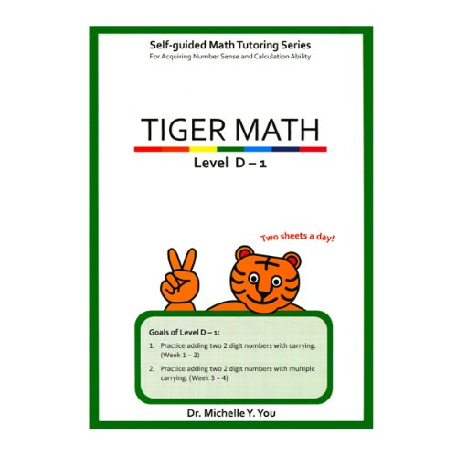 Tiger Math Level D-1 (Grade 3)