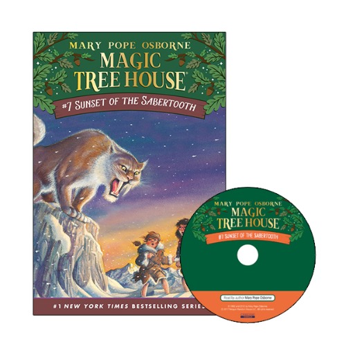 Magic Tree House 07 / Sunset of the Sabertooth (Book+CD)