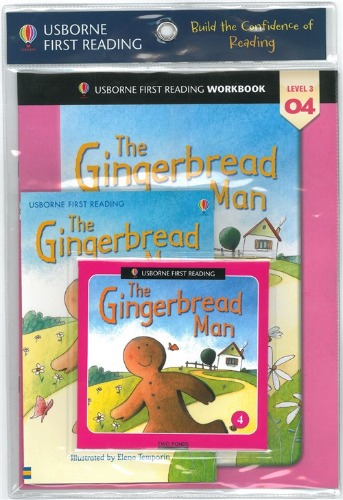 Usborn First Reading 3-04 / The Gingerbread Man (Book+CD+Workbook)