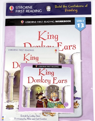 Usborn First Reading 2-13 / King Donkey Ears (Book+CD+Workbook)