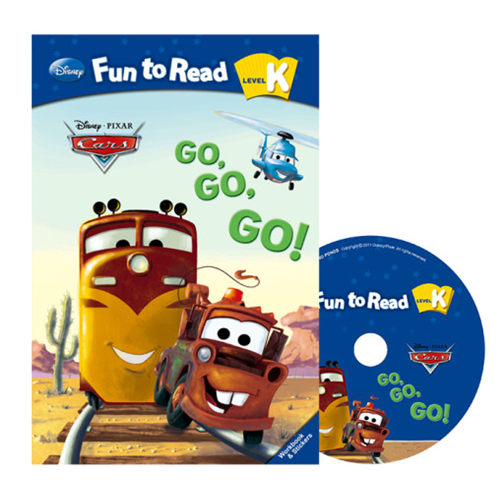 Disney Fun to Read Set K-05 / Go, Go, Go! (Cars) (Book+CD+WB)