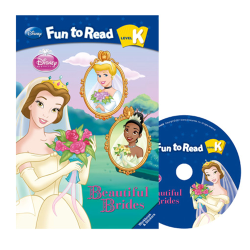 Disney Fun to Read Set K-07 / Beautiful Brides (Princess) (Book+CD+WB)