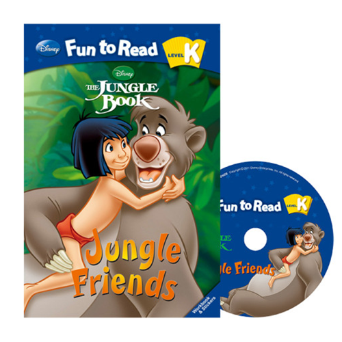 Disney Fun to Read Set K-03 / Jungle Friends (The Jungle Book) (Book+CD+WB)