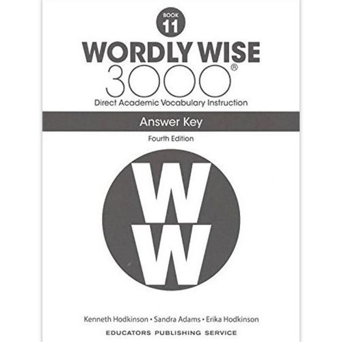 [EPS] Wordly Wise 3000 Answer Key 11 (4E)