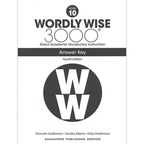 [EPS] Wordly Wise 3000 Answer Key 10 (4E)