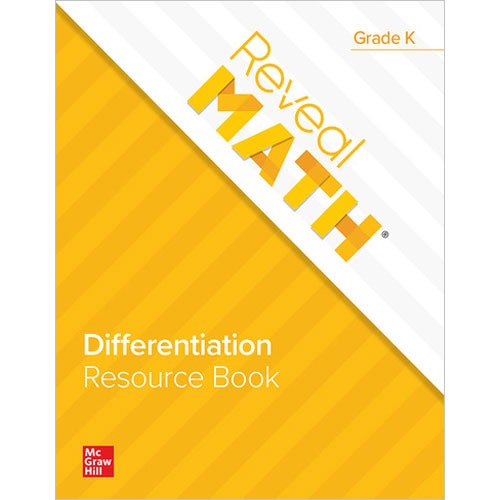 Reveal Math Differentiation Resource Book, Grade K