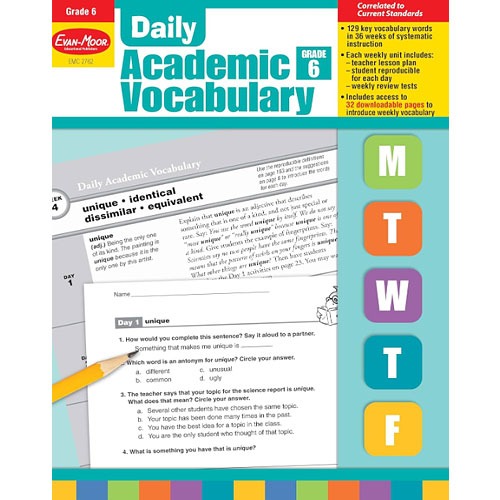 [Evan-Moor] Daily Academic Vocabulary 6 TG