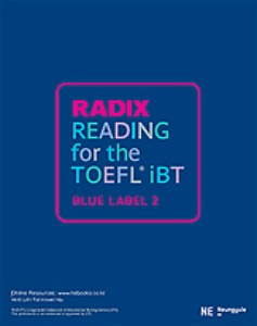 RADIX READING for the TOEFL iBT BLUE LABEL 2