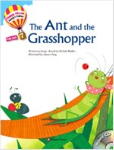 Happy House Aesop′s Fables 07 / The Ant and The Grasshopper (Book+WB+CD)