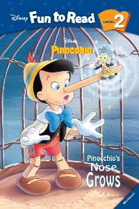 Disney Fun to Read 2-04 / Pinocchio&#039;s Nose Grows (Pinocchio) (Book+CD)