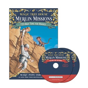 Merlin Mission 23 / High Time for Heroes (Book+CD)