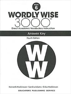 Wordly Wise 3000 4E 6 Answer Key