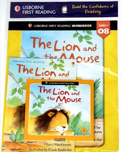 Usborn First Reading 1-08 / The Lion and Mouse (Book+CD+Workbook)