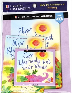 Usborn First Reading 2-03 / How Elephants Lost Their Wings (Book+CD+Workbook)