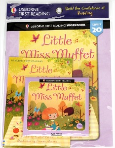 Usborn First Reading 2-20 / Little Miss Muffet (Book+CD+Workbook)
