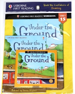 Usborn First Reading 1-15 / Under the Ground (Book+CD+Workbook)