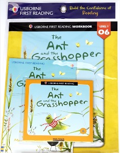 Usborn First Reading 1-06 / Ant and the Grasshopper (Book+CD+Workbook)