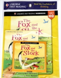 Usborn First Reading 1-02 / Fox and Stork (Book+CD+Workbook)