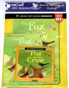 Usborn First Reading 1-01 / The Fox and the Crow (Book+CD+Workbook)