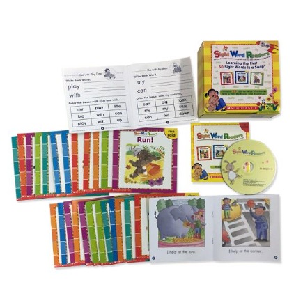 [Scholastic] Sight Word Readers Box Set With CD
